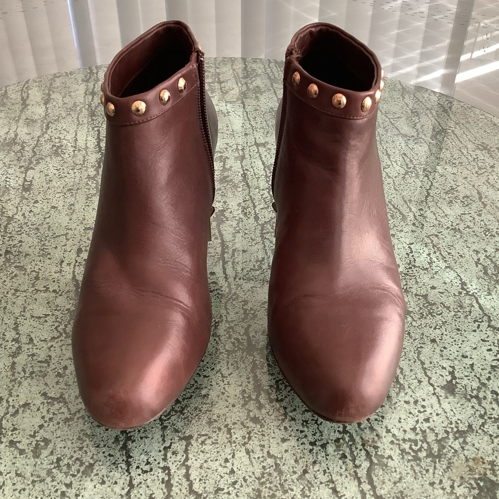 Coach leather bootie size 8.5 - Picture 4 of 9